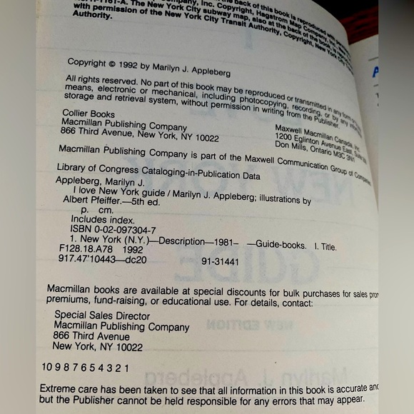 “I Love NY” - Guide for Tourists & Locals - Picture 3 of 3